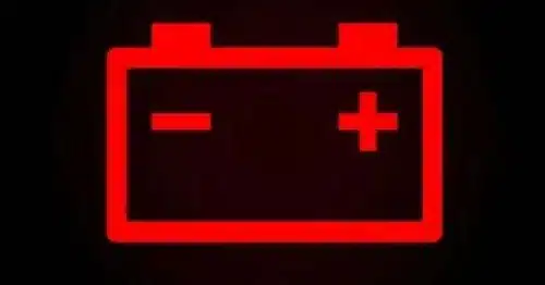 Battery Charging System Warning Light