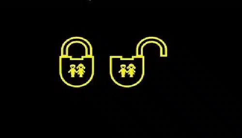 Child Lock Warning Light