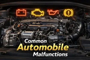 common automobile malfunctions engine battery transmission problems