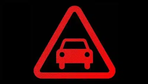 Following Distance Warning Light