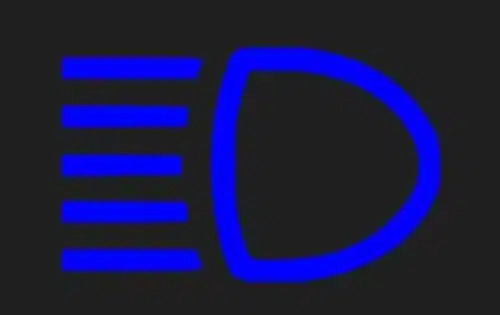 High Beam Indicator Light