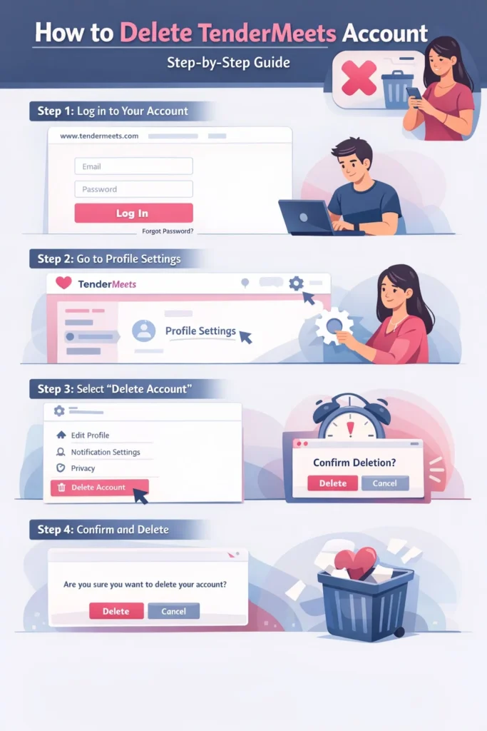 How to Delete Your TenderMeets Account
