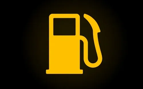 Low Fuel Warning Light