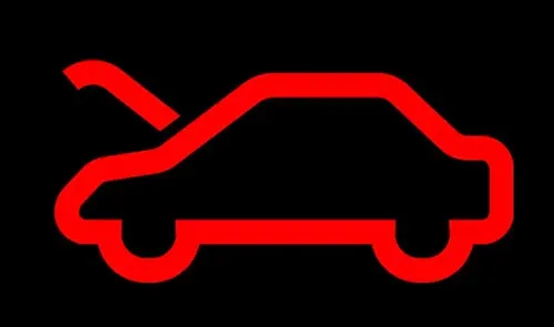 Open Hood Warning Light