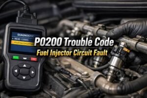 P0200 trouble code fuel injector circuit fault
