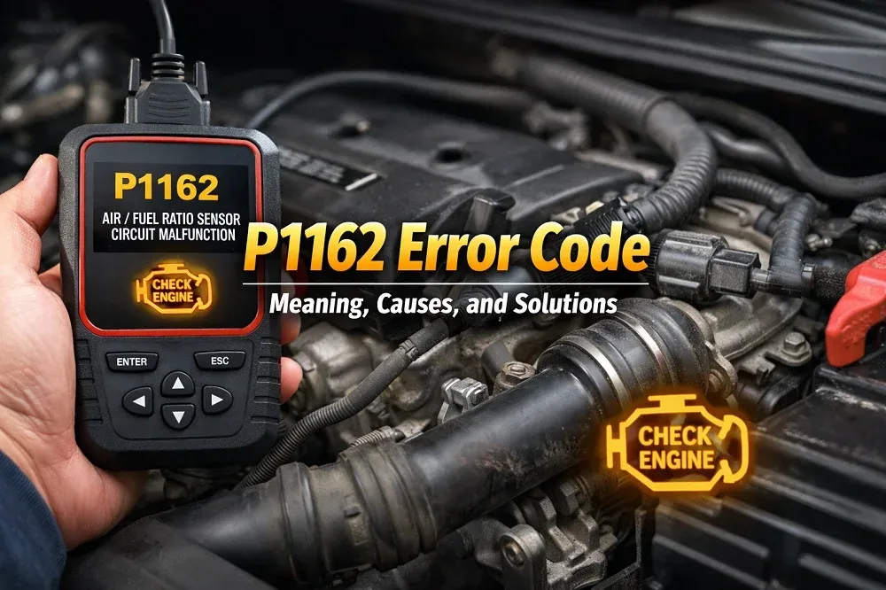 P1162 error code air fuel ratio sensor malfunction