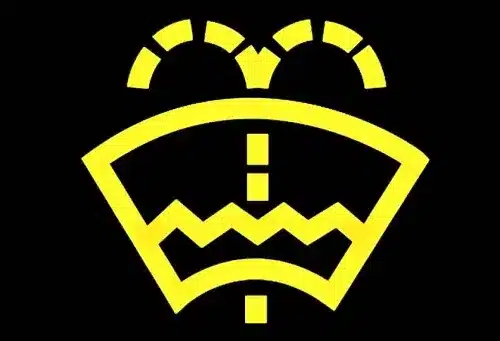 Windshield Washer Fluid Warning Light