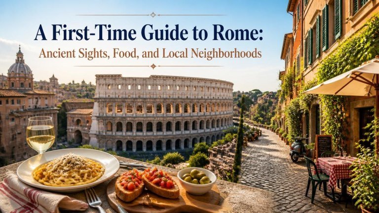 A First-Time Guide to Rome: Ancient Sights, Food, and Local Neighborhoods