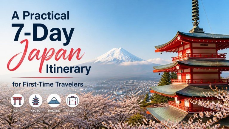 A Practical 7-Day Japan Itinerary for First-Time Travelers