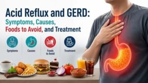 Acid Reflux and GERD: Symptoms, Causes, Foods to Avoid, and Treatment