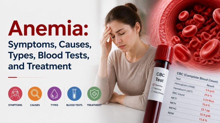 Anemia: Symptoms, Causes, Types, Blood Tests, and Treatment