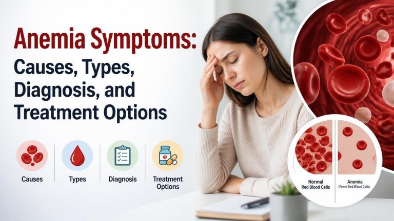 Anemia Symptoms: Causes, Types, Diagnosis, and Treatment Options