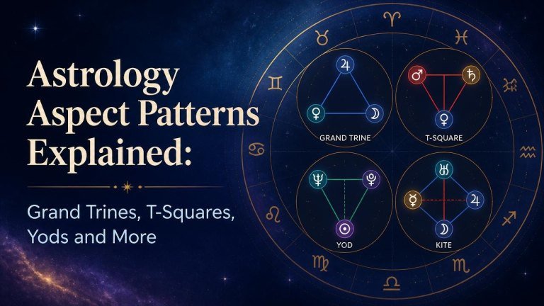 Astrology Aspect Patterns Explained: Grand Trines, T-Squares, Yods and More