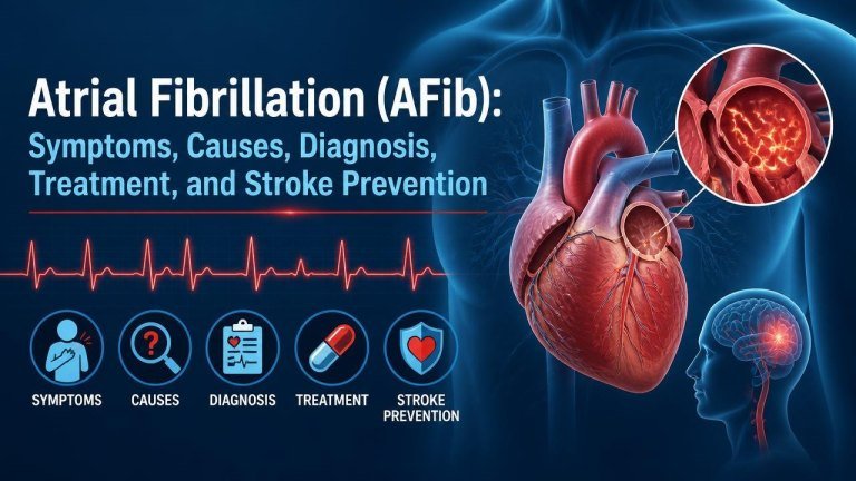 Atrial Fibrillation (AFib): Symptoms, Causes, Diagnosis, Treatment, and Stroke Prevention