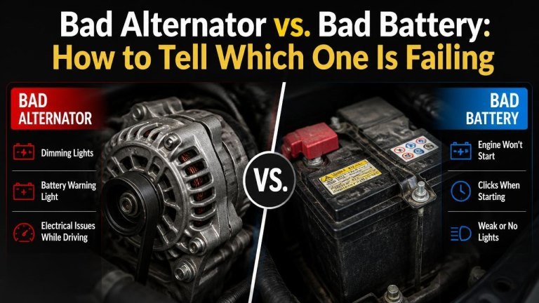 Bad Alternator vs. Bad Battery: How to Tell Which One Is Failing