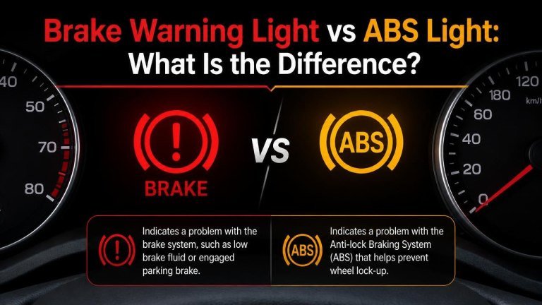 Brake Warning Light vs ABS Light: What Is the Difference?