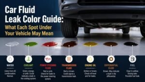 Car Fluid Leak Color Guide: What Each Spot Under Your Vehicle May Mean