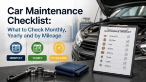 Car Maintenance Checklist: What to Check Monthly, Yearly and by Mileage