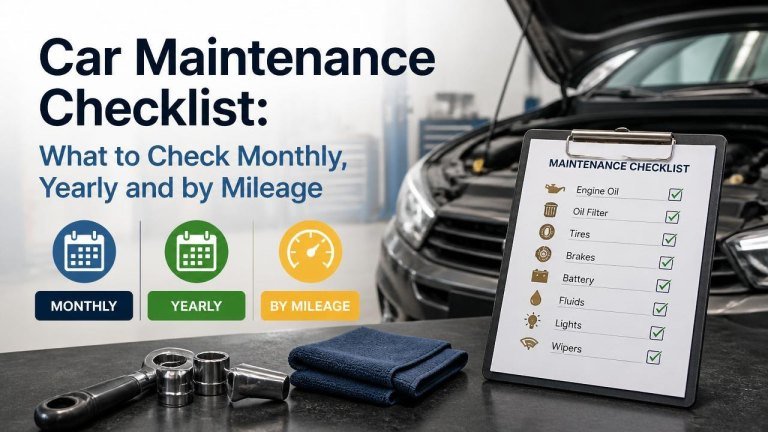 Car Maintenance Checklist: What to Check Monthly, Yearly and by Mileage