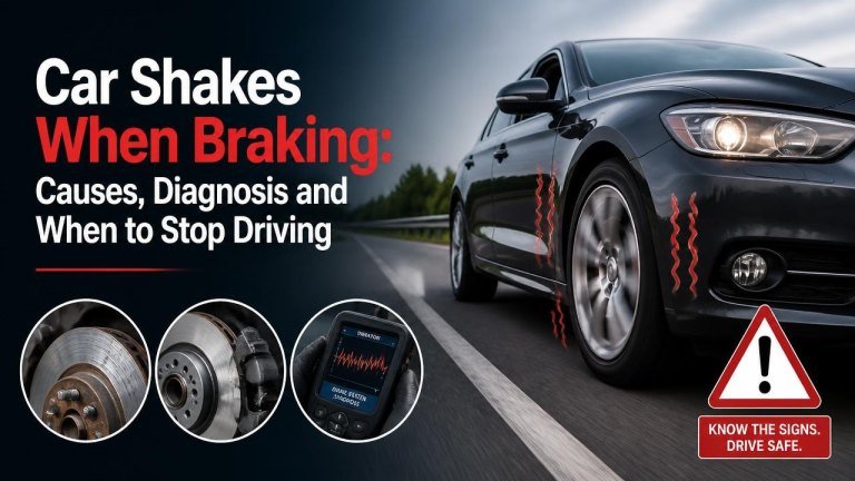 Car Shakes When Braking: Causes, Diagnosis and When to Stop Driving