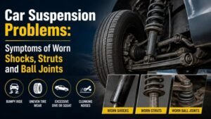 Car Suspension Problems: Symptoms of Worn Shocks, Struts and Ball Joints