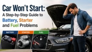 Car Won’t Start: A Step-by-Step Guide to Battery, Starter and Fuel Problems