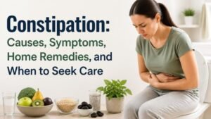 Constipation: Causes, Symptoms, Home Remedies, and When to Seek Care
