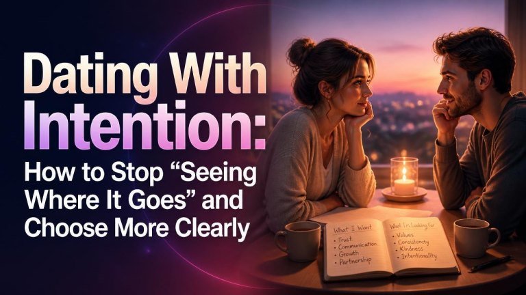 Dating With Intention: How to Stop “Seeing Where It Goes” and Choose More Clearly