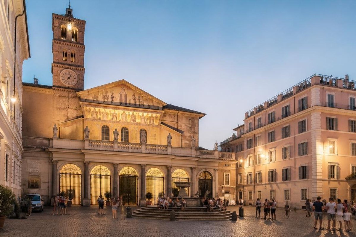 End at Santa Maria in Trastevere
