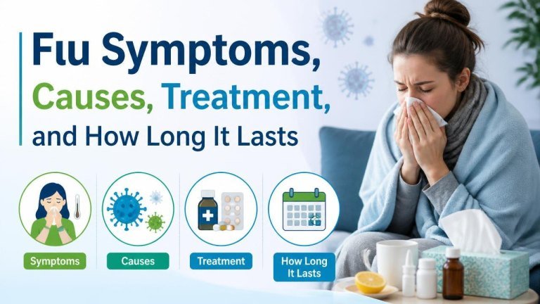 Flu Symptoms, Causes, Treatment, and How Long It Lasts