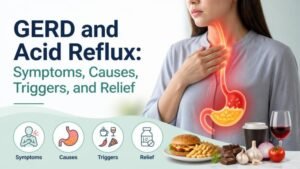 GERD and Acid Reflux: Symptoms, Causes, Triggers, and Relief