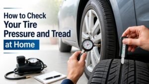 How to Check Your Tire Pressure and Tread at Home