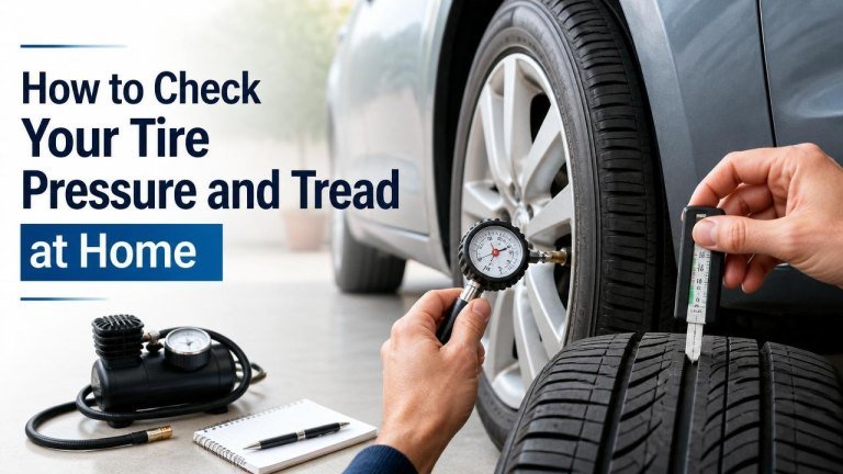 How to Check Your Tire Pressure and Tread at Home