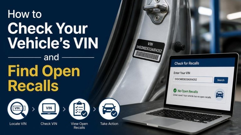 How to Check Your Vehicle’s VIN and Find Open Recalls