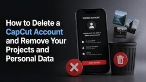 How to Delete a CapCut Account and Remove Your Projects and Personal Data