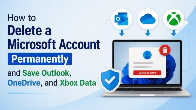 How to Delete a Microsoft Account Permanently and Save Outlook, OneDrive, and Xbox Data