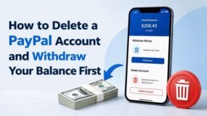 How to Delete a PayPal Account and Withdraw Your Balance First