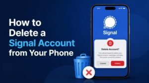 How to Delete a Signal Account from Your Phone