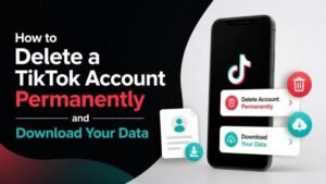 How to Delete a TikTok Account Permanently and Download Your Data