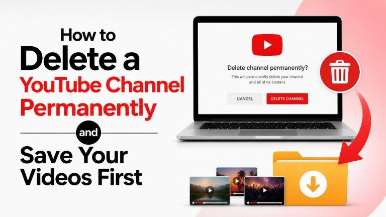 How to Delete a YouTube Channel Permanently and Save Your Videos First