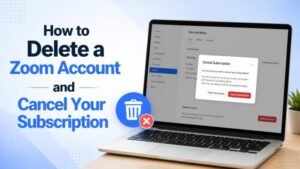 How to Delete a Zoom Account and Cancel Your Subscription