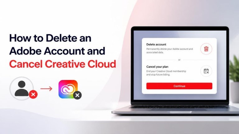 How to Delete an Adobe Account and Cancel Creative Cloud