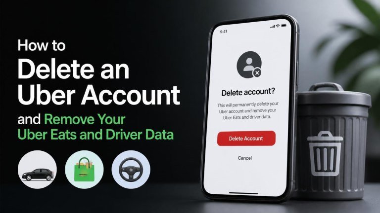 How to Delete an Uber Account and Remove Your Uber Eats and Driver Data
