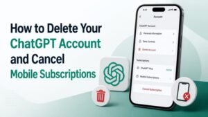 How to Delete Your ChatGPT Account and Cancel Mobile Subscriptions