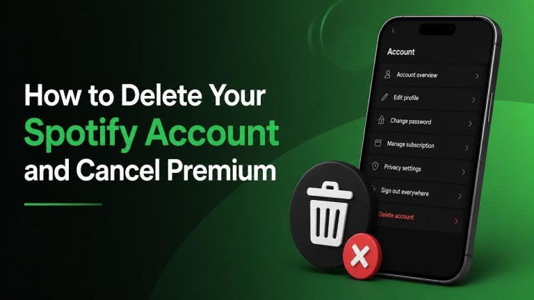How to Delete Your Spotify Account and Cancel Premium