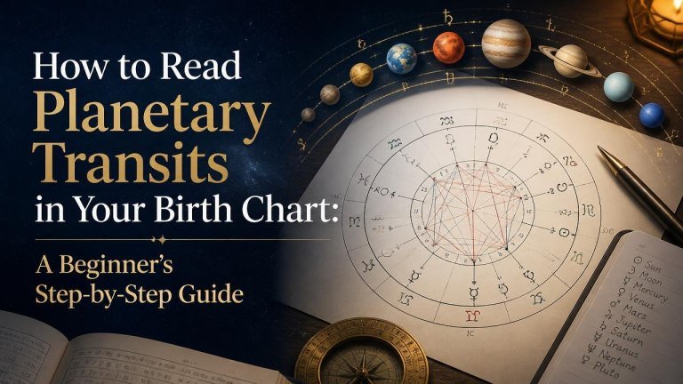 How to Read Planetary Transits in Your Birth Chart: A Beginner’s Step-by-Step Guide