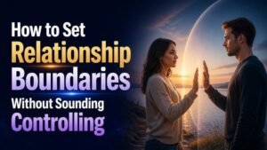 How to Set Relationship Boundaries Without Sounding Controlling