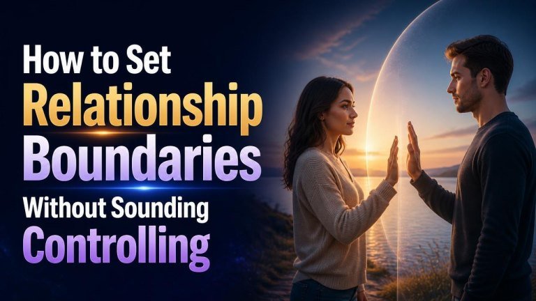 How to Set Relationship Boundaries Without Sounding Controlling