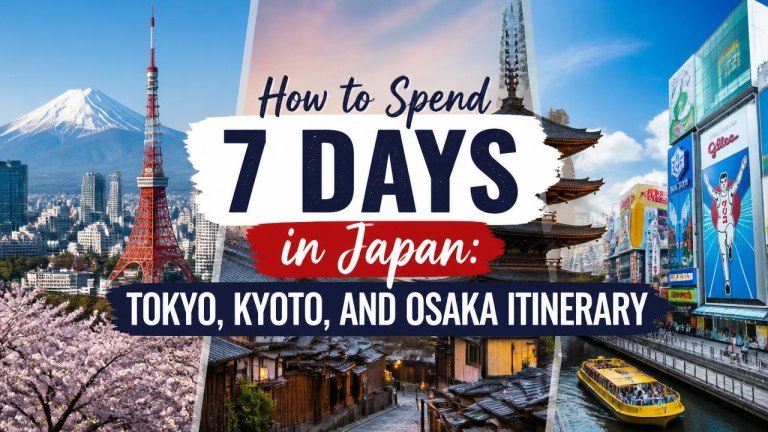 How to Spend 7 Days in Japan: Tokyo, Kyoto, and Osaka Itinerary