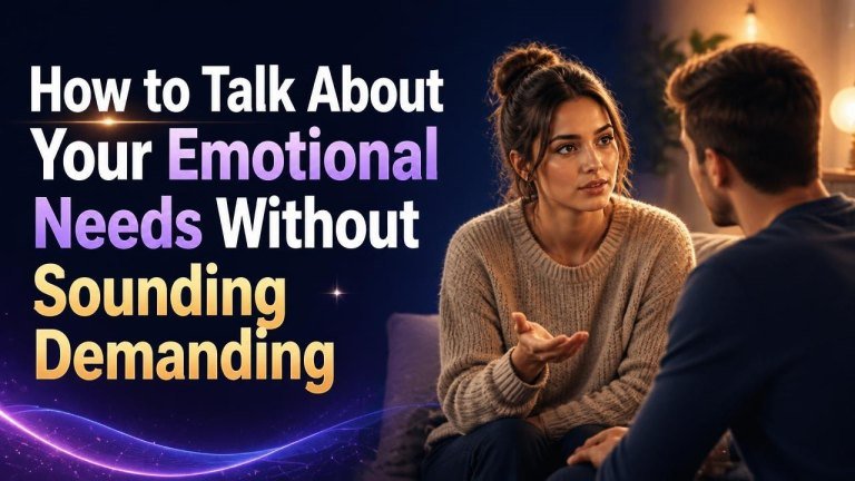 How to Talk About Your Emotional Needs Without Sounding Demanding